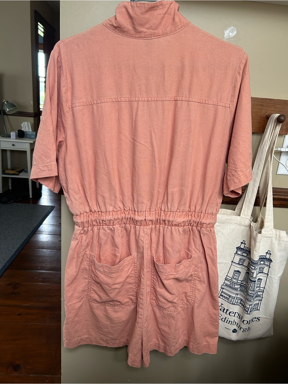 Linen Short Romper - Picture 6 of 12